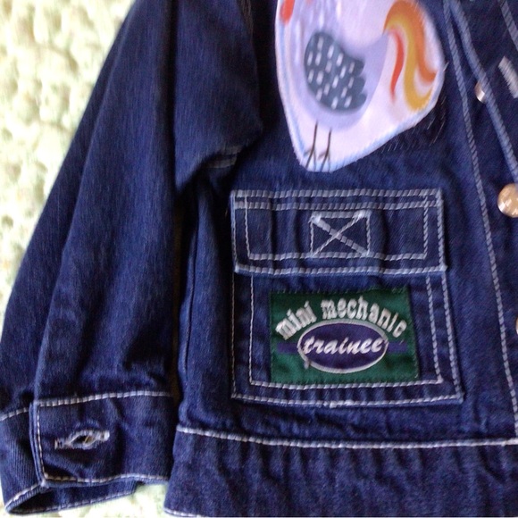 Denim upcycled jacket - Picture 6 of 6